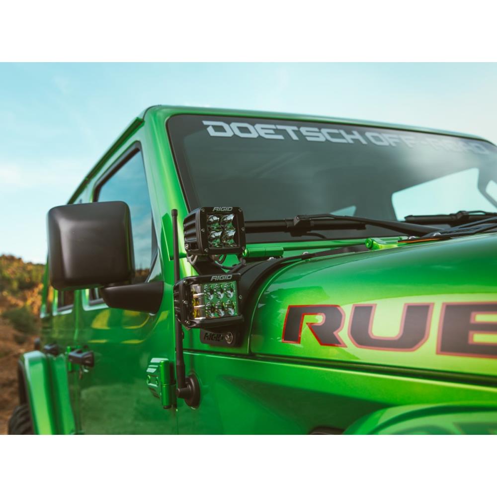 JEEP Wrangler JL Крепление 2х фар на обтекатель перед лобовым стеклом