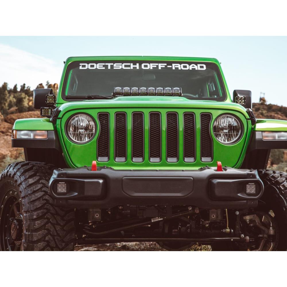 JEEP Wrangler JL Крепление фар D серии в отверстия для ПТФ бампера