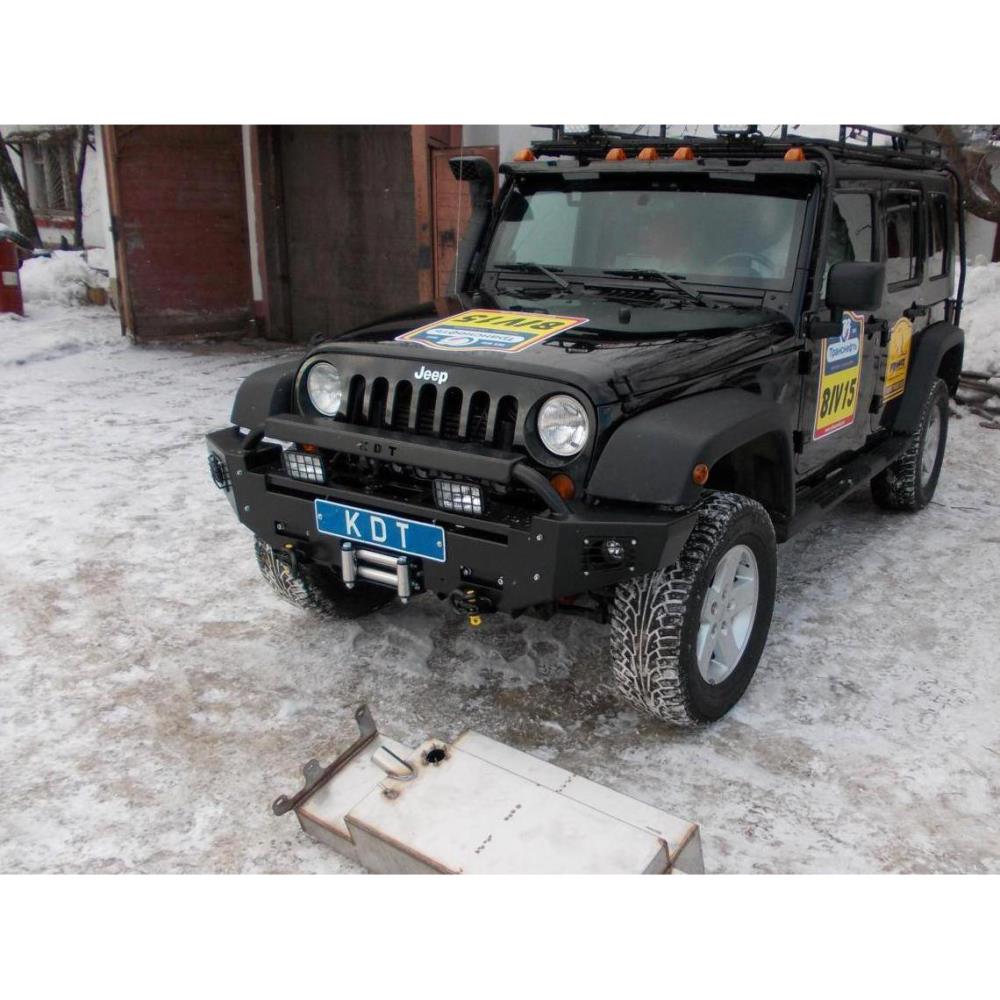 Передний силовой бампер алюминиевый - Jeep Wrangler