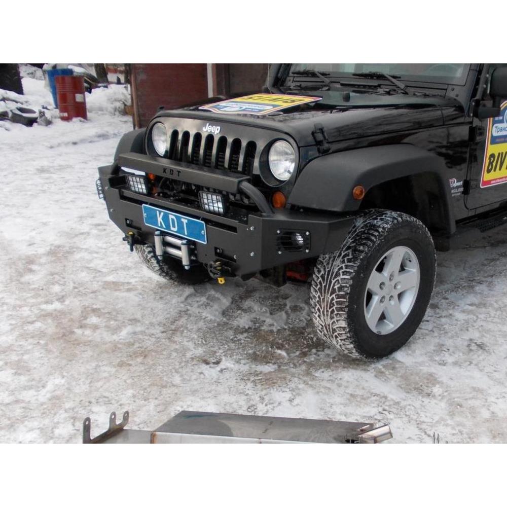 Передний силовой бампер алюминиевый - Jeep Wrangler