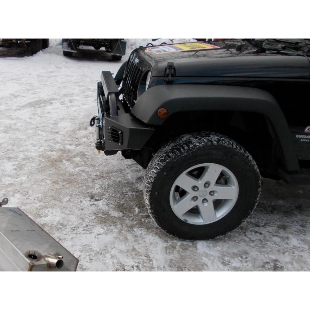 Передний силовой бампер алюминиевый - Jeep Wrangler