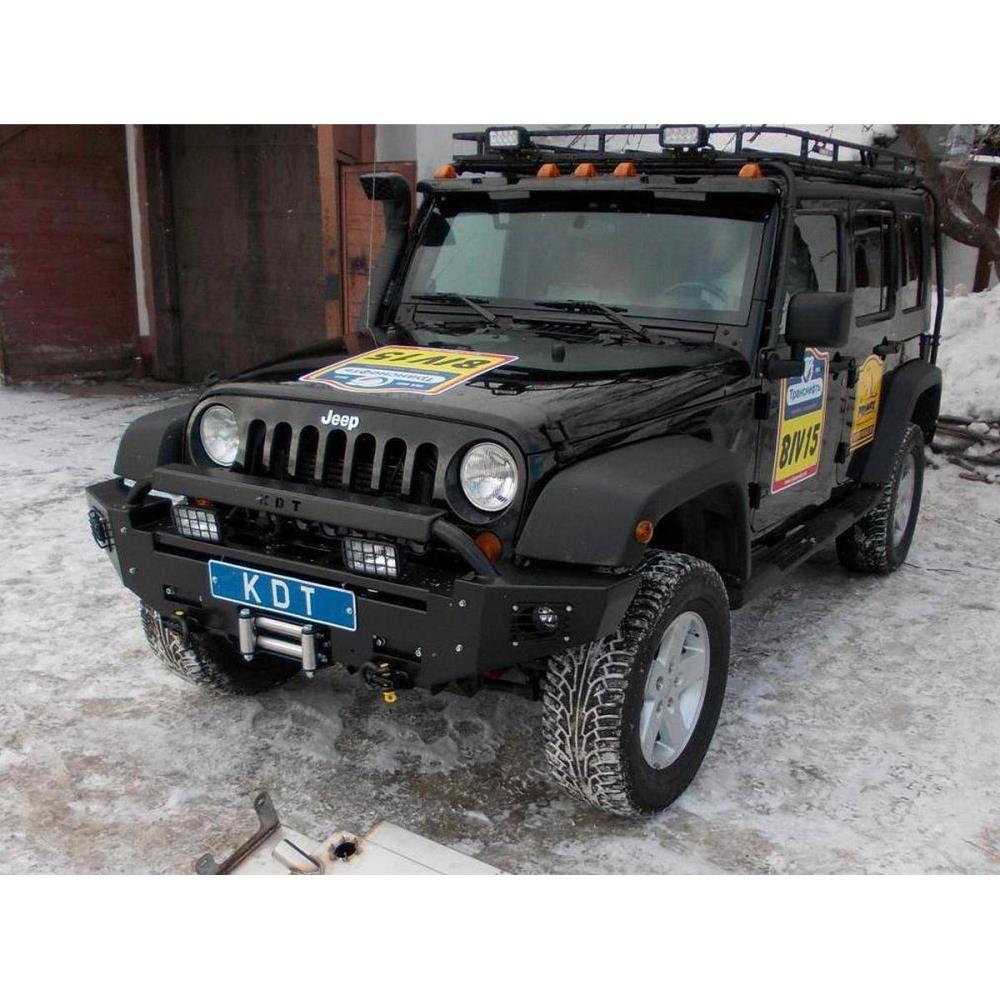Передний силовой бампер алюминиевый - Jeep Wrangler