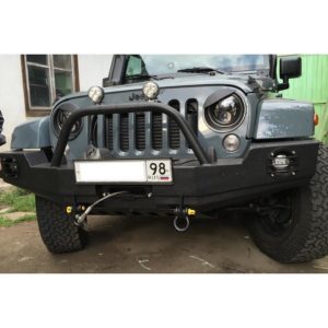 Передний силовой бампер с площадкой лебёдки OJ