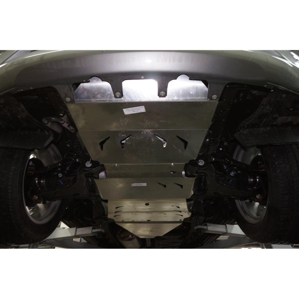 15.20ABC Защита днища Nissan Patrol V-5.6 (2010-) + КПП 3 ч. (Алюминий 4 мм)