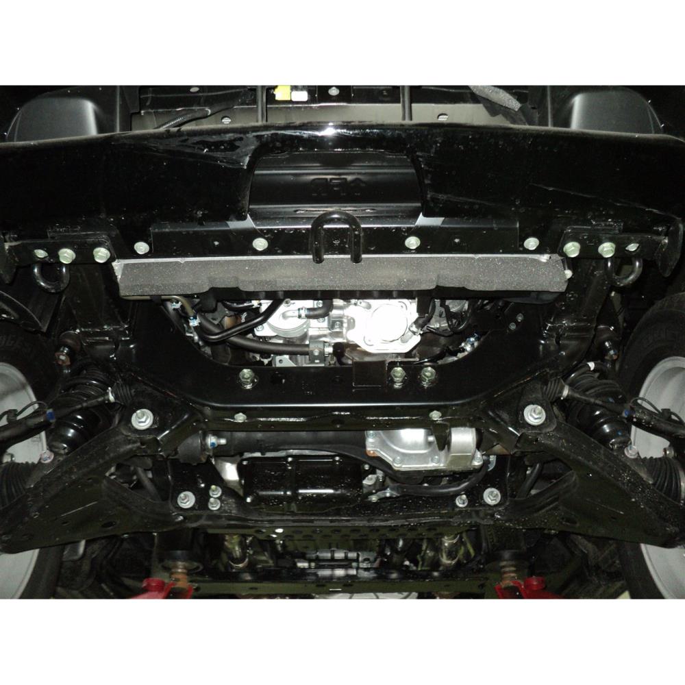 15.20ABC Защита днища Nissan Patrol V-5.6 (2010-) + КПП 3 ч. (Алюминий 4 мм)