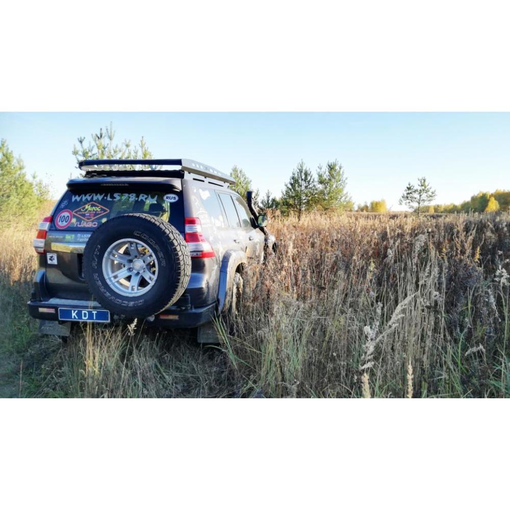 Багажник экспедиционный аэродинамический алюминиевый -Toyota Land Cruiser Prado 150