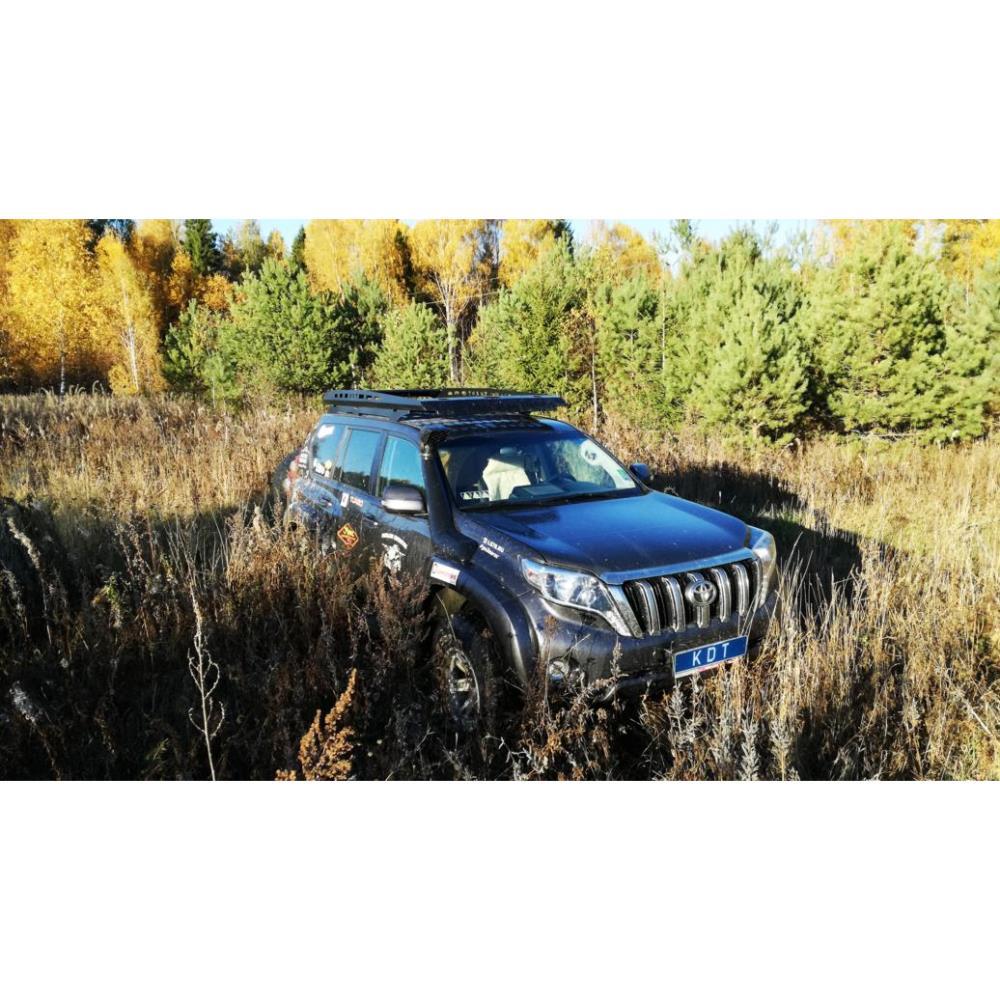Багажник экспедиционный аэродинамический алюминиевый -Toyota Land Cruiser Prado 150