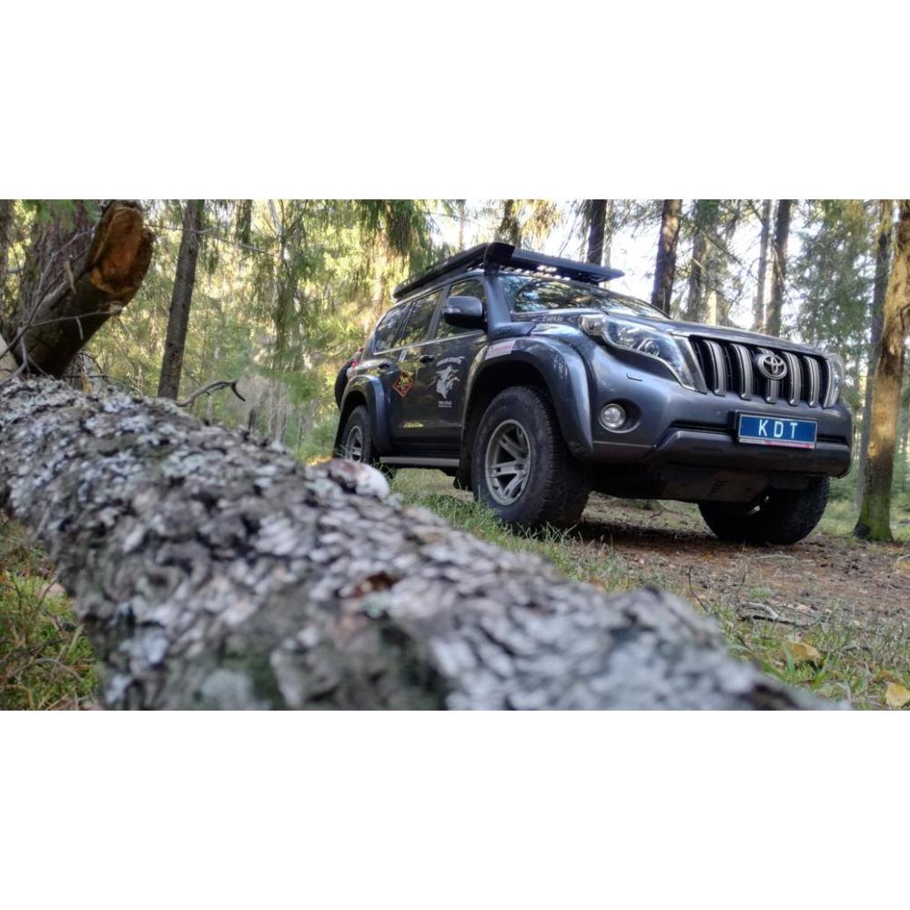 Багажник экспедиционный аэродинамический алюминиевый -Toyota Land Cruiser Prado 150