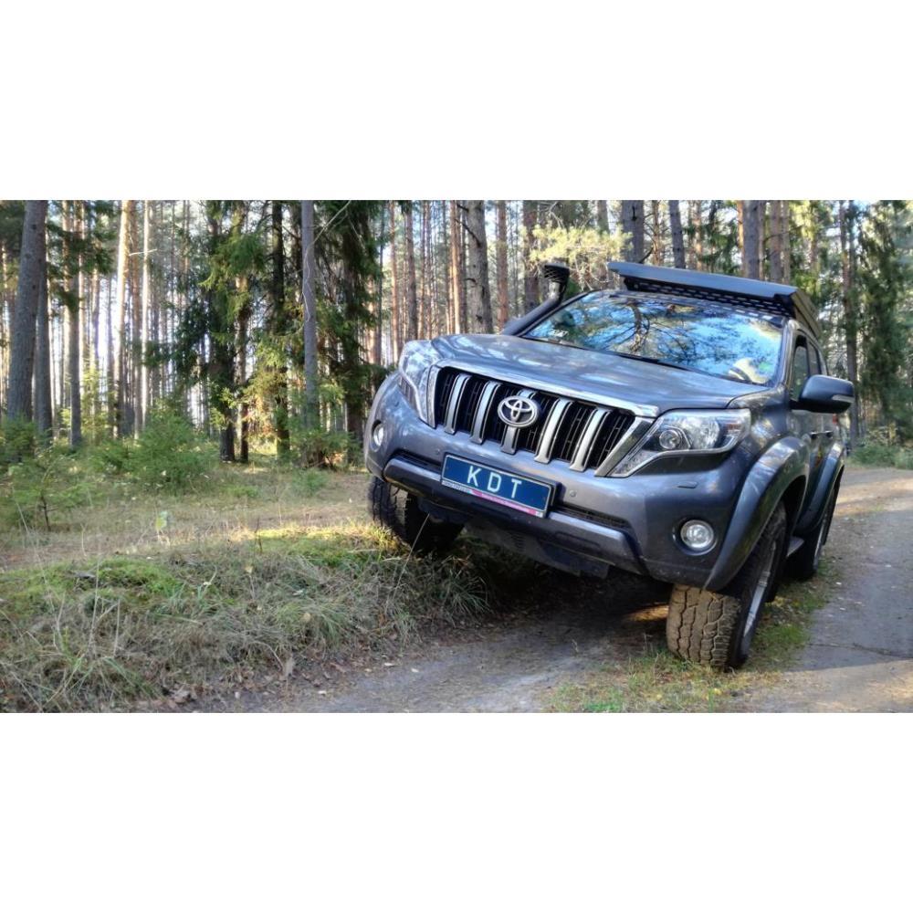 Багажник экспедиционный аэродинамический алюминиевый -Toyota Land Cruiser Prado 150