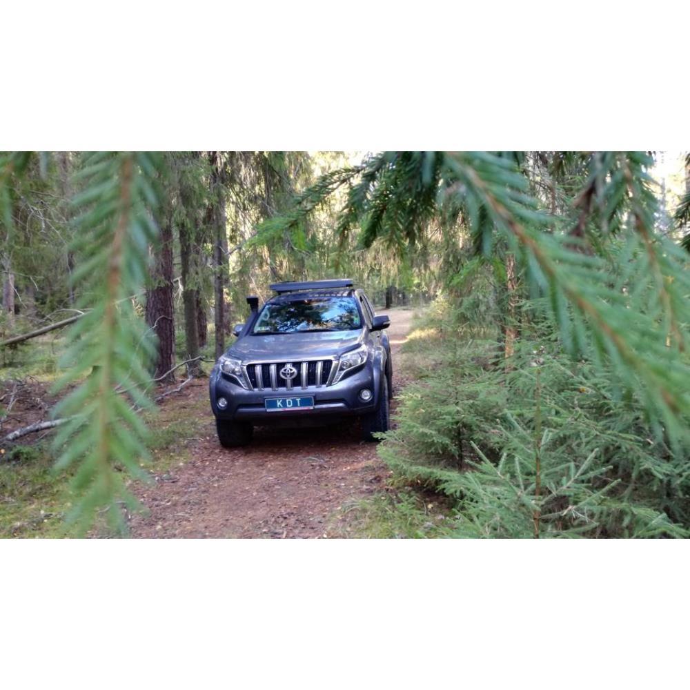 Багажник экспедиционный аэродинамический алюминиевый -Toyota Land Cruiser Prado 150