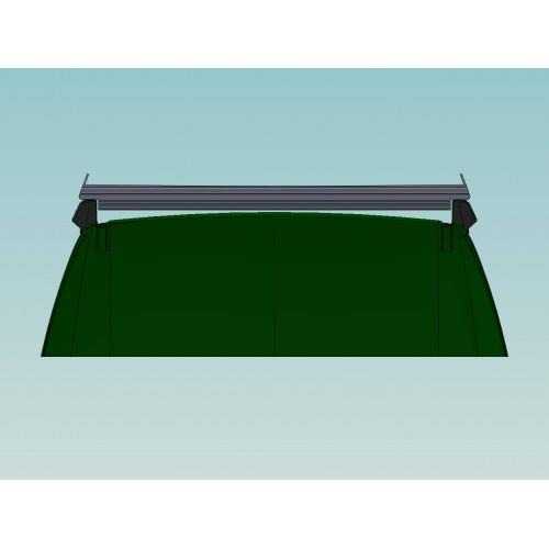 Багажник экспедиционный алюминиевый со спойлером - Toyota TUNDRA. арт. 22072L