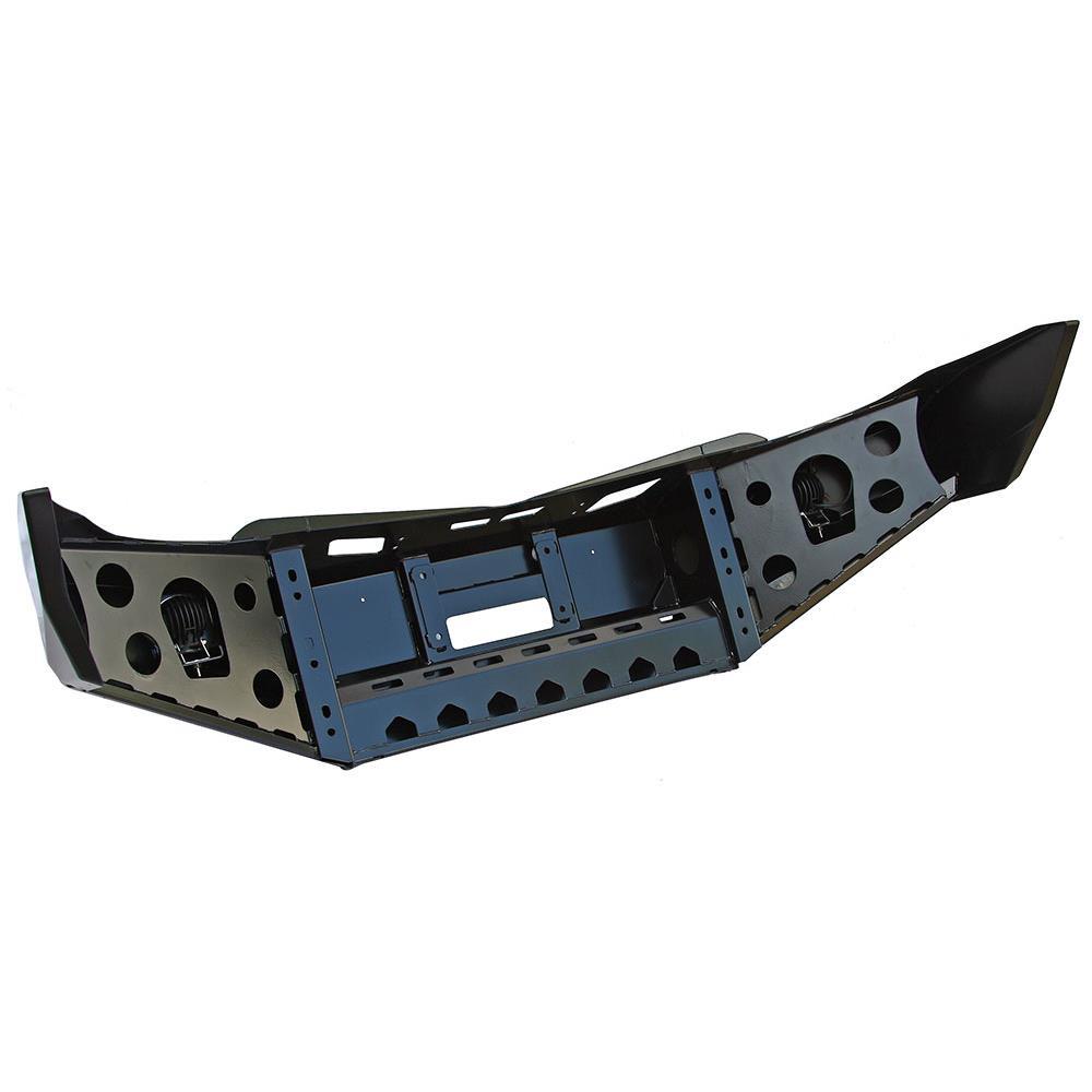 Бампер РИФ передний Mitsubishi L200 2005-2015 с доп. фарами и защитой бачка омывателя