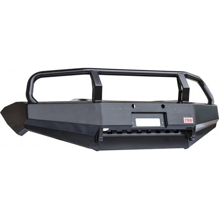 Бампер РИФ передний Mitsubishi L200 2005-2015 с защит. дугой и защитой бачка