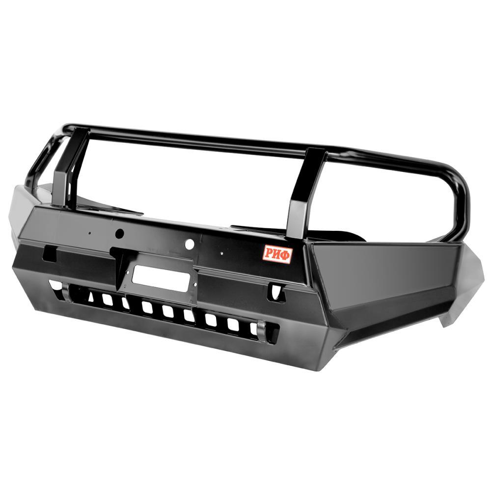 Бампер РИФ передний Mitsubishi L200 2015+ с защитной дугой