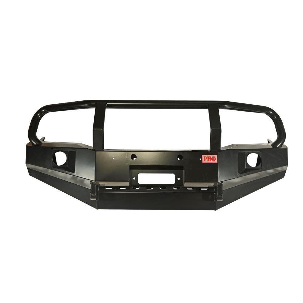 Бампер РИФ передний Toyota Hilux 2012-2014 с доп. фарами