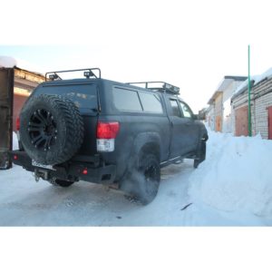 Бампер РИФ силовой задний Toyota Tundra 2007-09.2013 с площ. под лебёдку