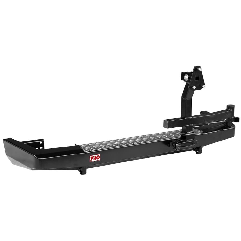 Бампер РИФ силовой задний УАЗ Патриот 2015+ с калиткой