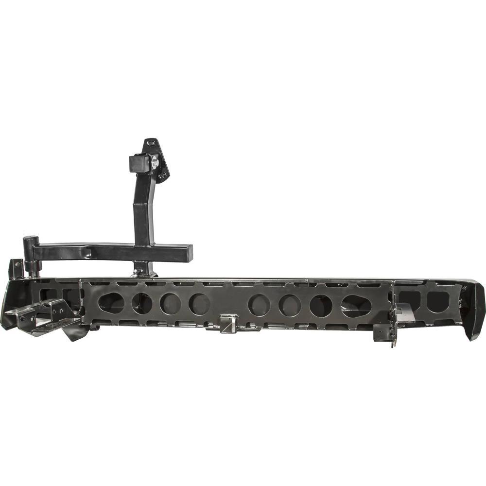 Бампер РИФ задний Toyota Hilux 2005-2014 с квадратом под фаркоп и калиткой