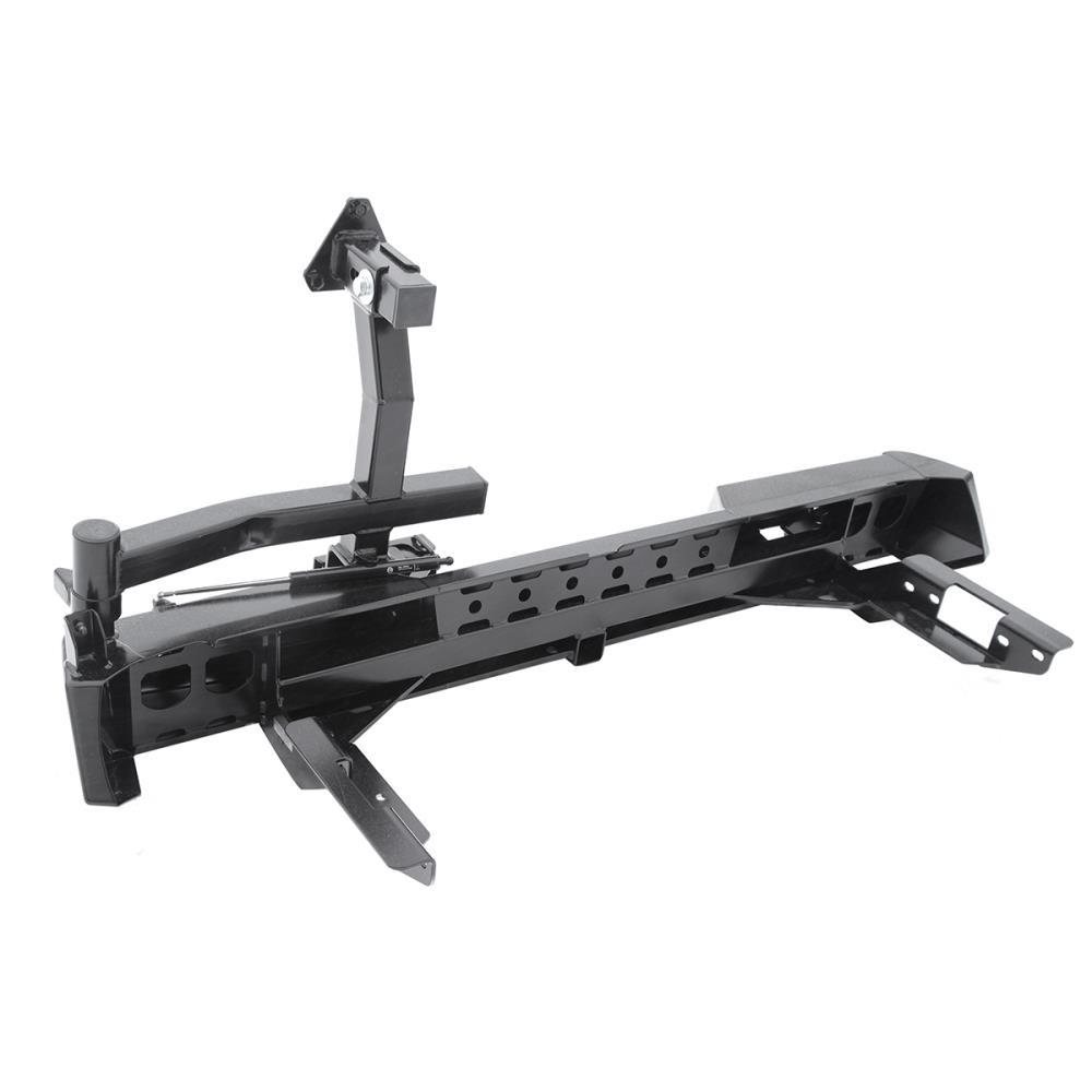 Бампер РИФ задний Toyota Hilux 2015+ с квадратом под фаркоп и калиткой