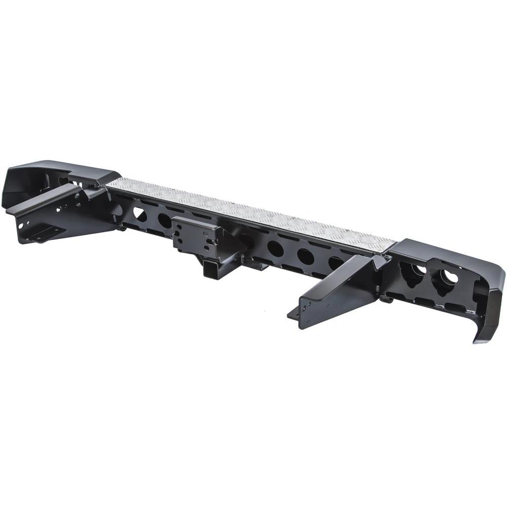 Бампер РИФ задний УАЗ Патриот Пикап 2005+ с квадратом под фаркоп и фонарями стандарт