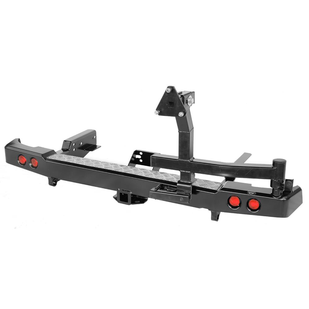 Бампер РИФ задний УАЗ Патриот Пикап 2005+ с квадратом под фаркоп