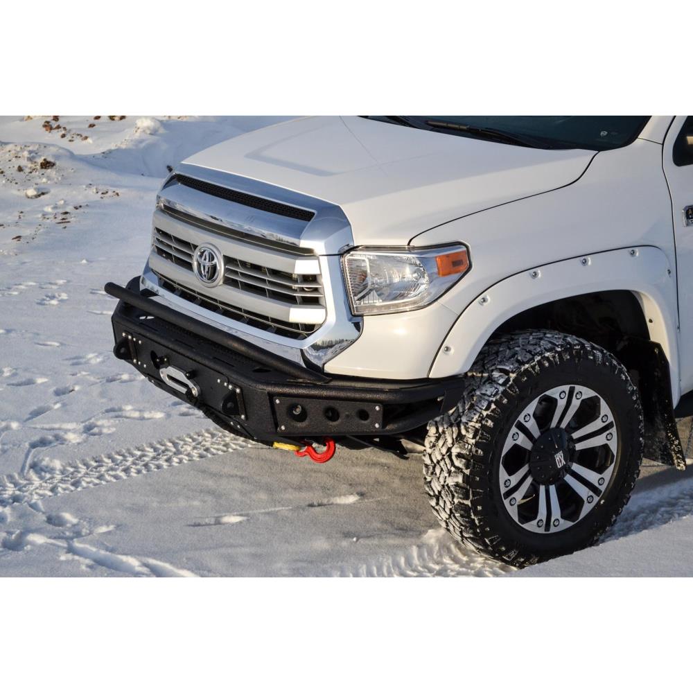 Бампер силовой передний BMS из трубы Toyota Tundra 2014-
