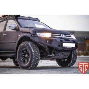Бампер силовой передний Mitsubishi L200 2013-2015 птф