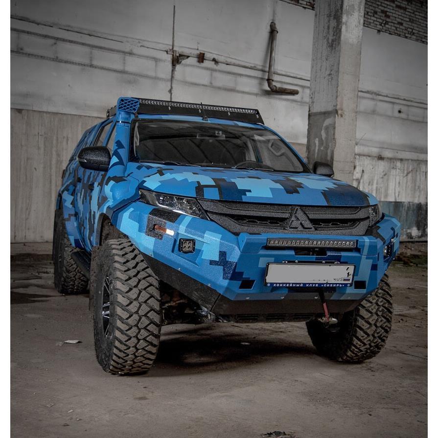 БАМПЕР СИЛОВОЙ ПЕРЕДНИЙ MITSUBISHI L200 2019+ ПТФ
