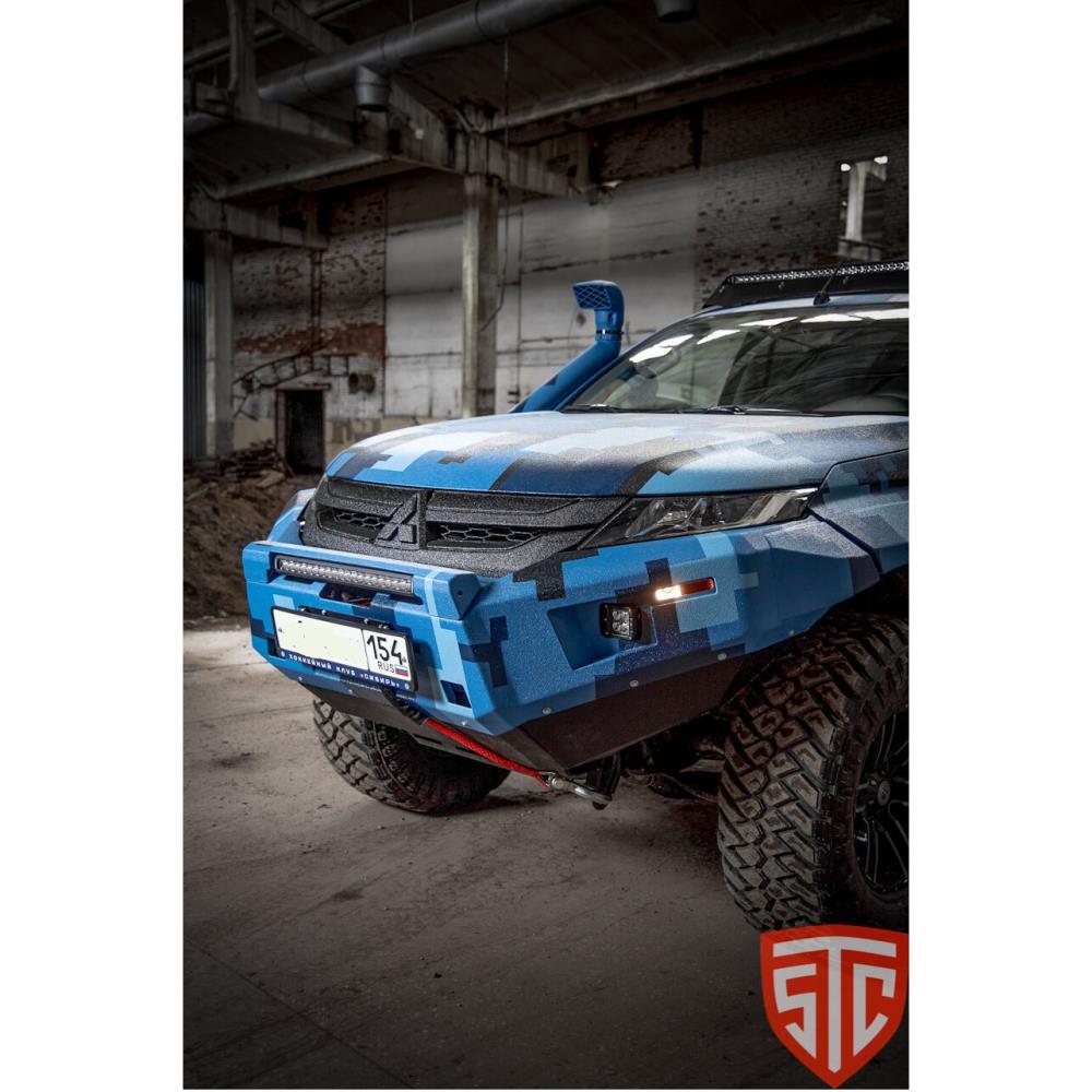 БАМПЕР СИЛОВОЙ ПЕРЕДНИЙ MITSUBISHI L200 2019+ ПТФ
