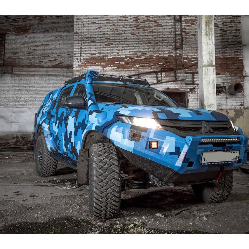 БАМПЕР СИЛОВОЙ ПЕРЕДНИЙ MITSUBISHI L200 2019+ ПТФ