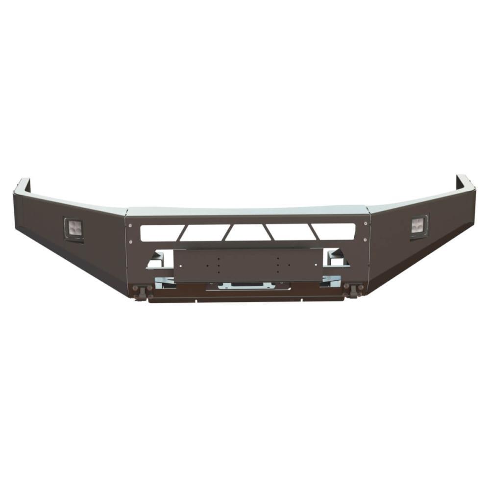 Бампер силовой передний Mitsubishi Pajero Sport 2016+ c противотуманными фарами