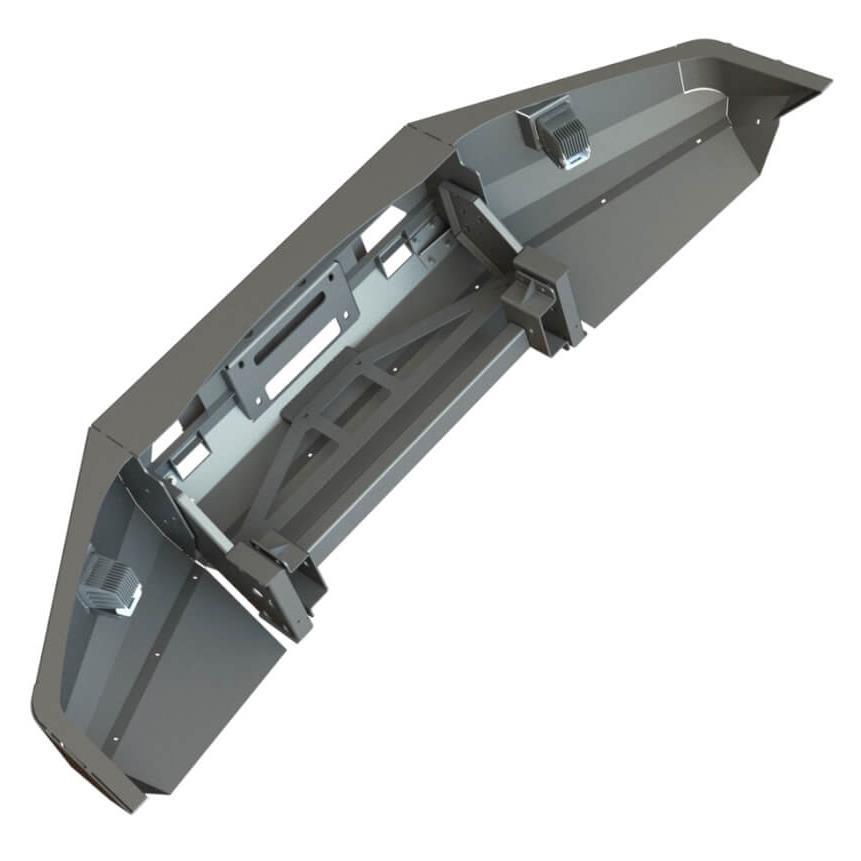 Бампер силовой передний Mitsubishi Pajero Sport 2016+ c противотуманными фарами