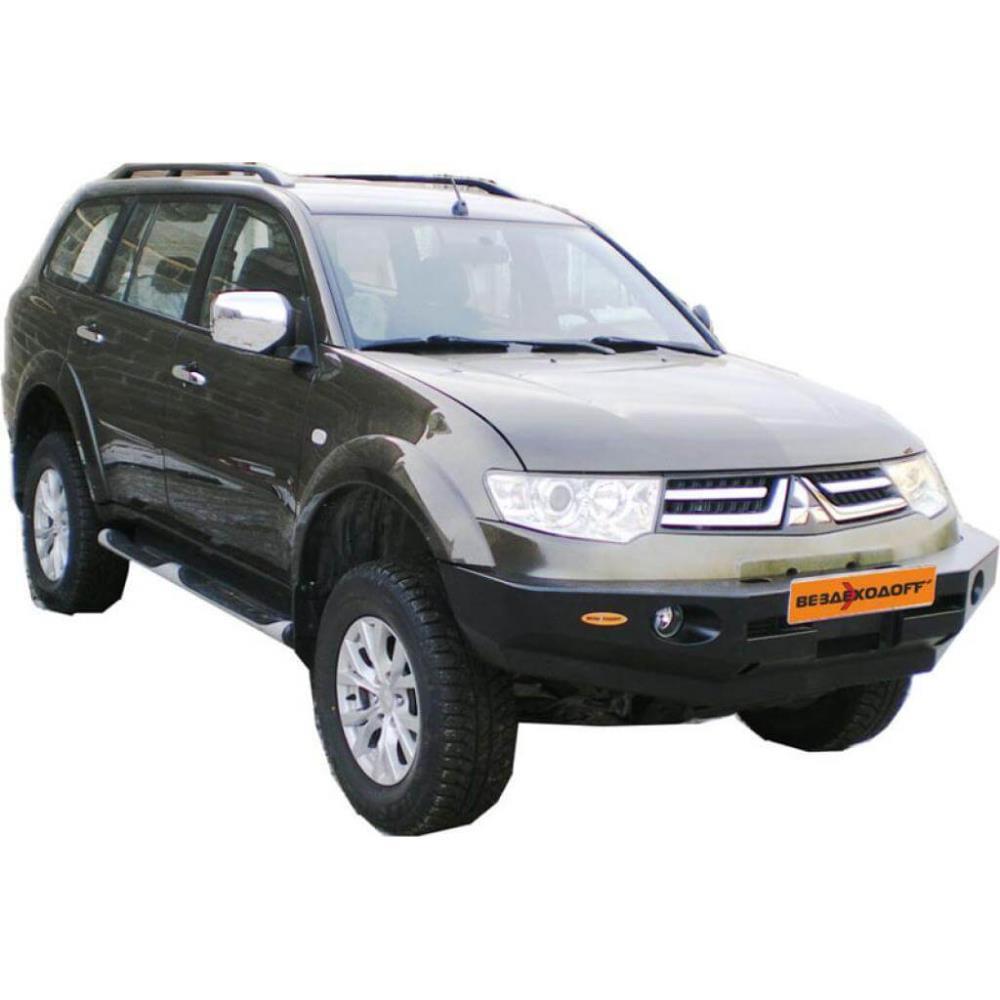 Бампер силовой передний MMC Pajero sport 1996 с центральной дугой