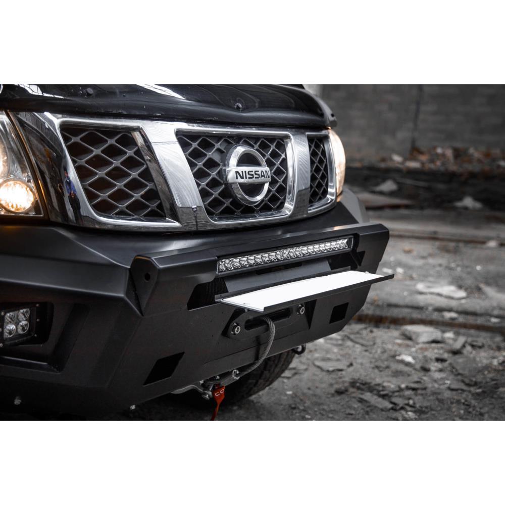 Бампер силовой передний STC Nissan Patrol Y61 2004+ с противотуманными фарами