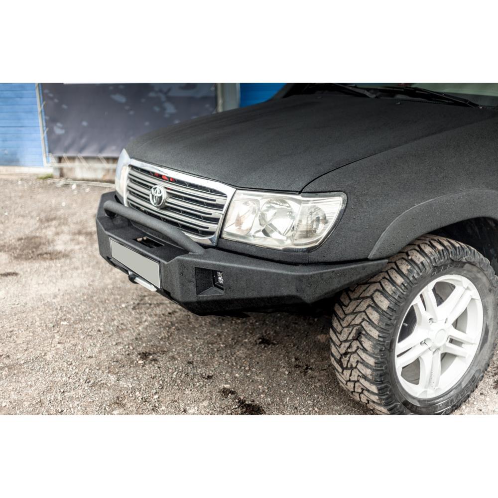 Бампер силовой передний STC Toyota Land Cruiser 100 с защитной дугой