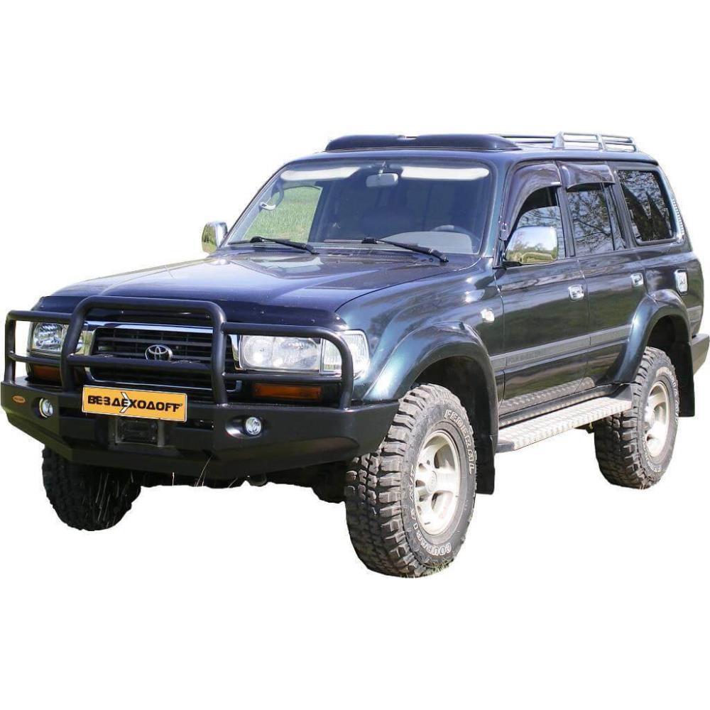 Бампер силовой передний Toyota Land Cruiser 80 с кенгурином