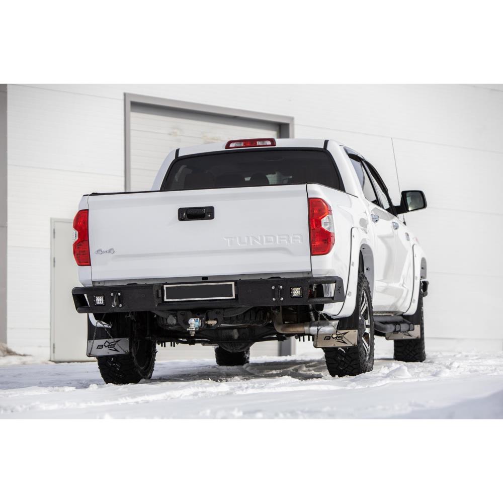 Бампер силовой задний BMS ALFA для Тойота Тундра 2014-2020