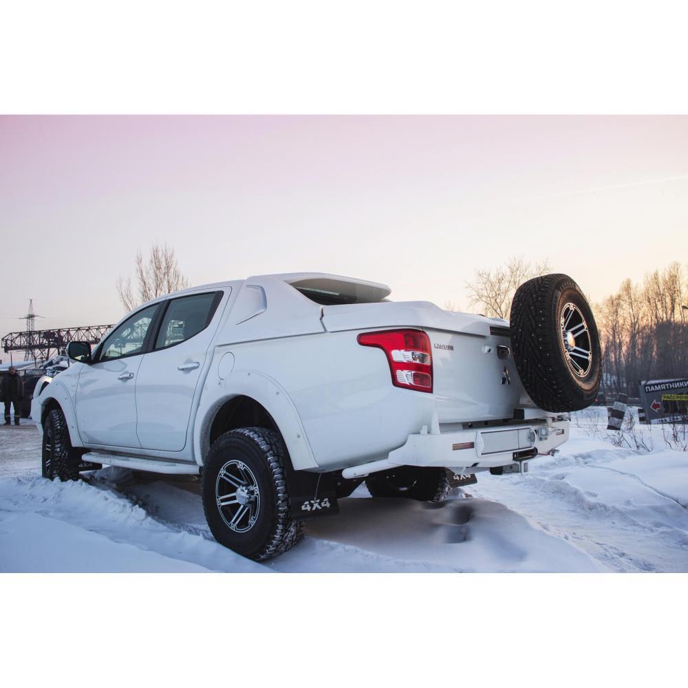 Бампер силовой задний Fiat Fullback 2016+ с площадкой под лебедку