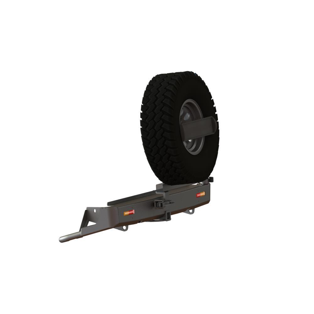 Бампер силовой задний Nissan Navara квадрат