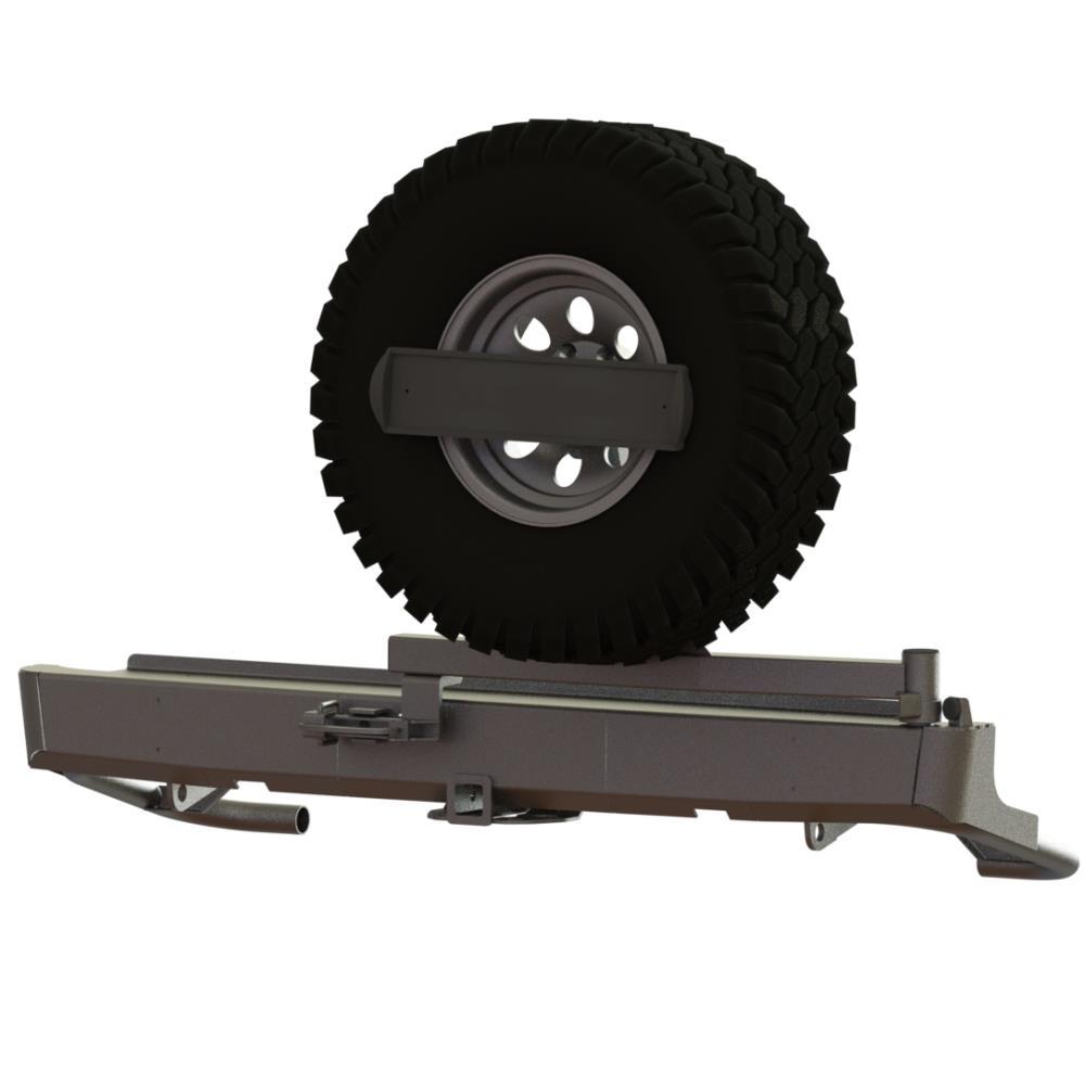 Бампер силовой задний Nissan Navara квадрат