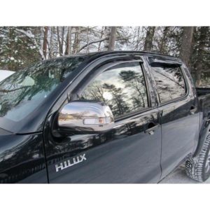 Дефлекторы окон Toyota Hiluxe VII 2010 "Сobra Tuning" Евро