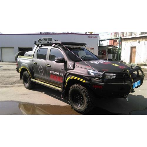 Дуга безопасности многофункциональная увеличенная Toyota HILUX до и после 2015