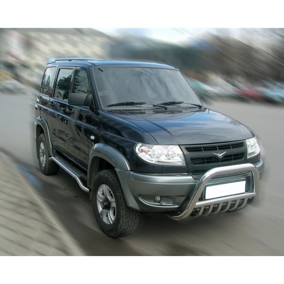 Дуга передняя низкая d-76 с защитой картера d-38 для UAZ Patriot 2005-2014