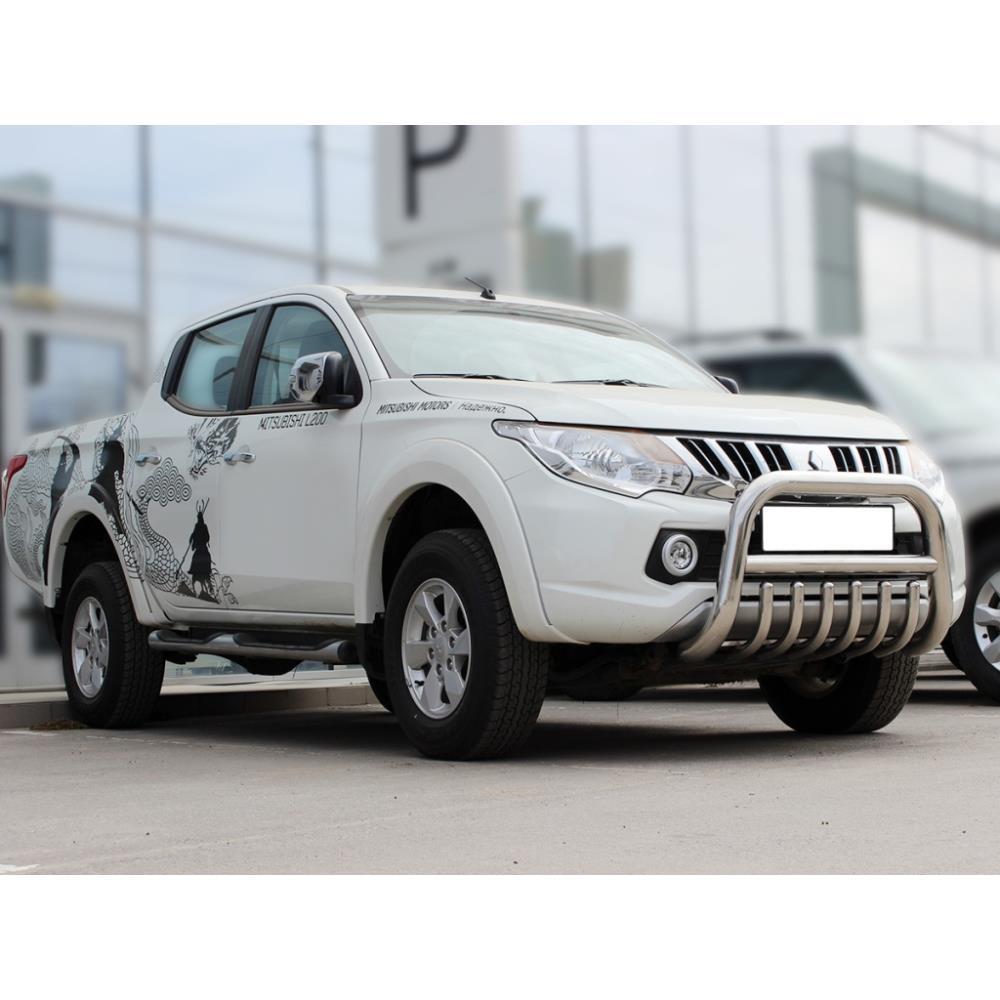 Дуга передняя низкая d-76 с защитой картера d-43 на Fiat Fullback 2016+