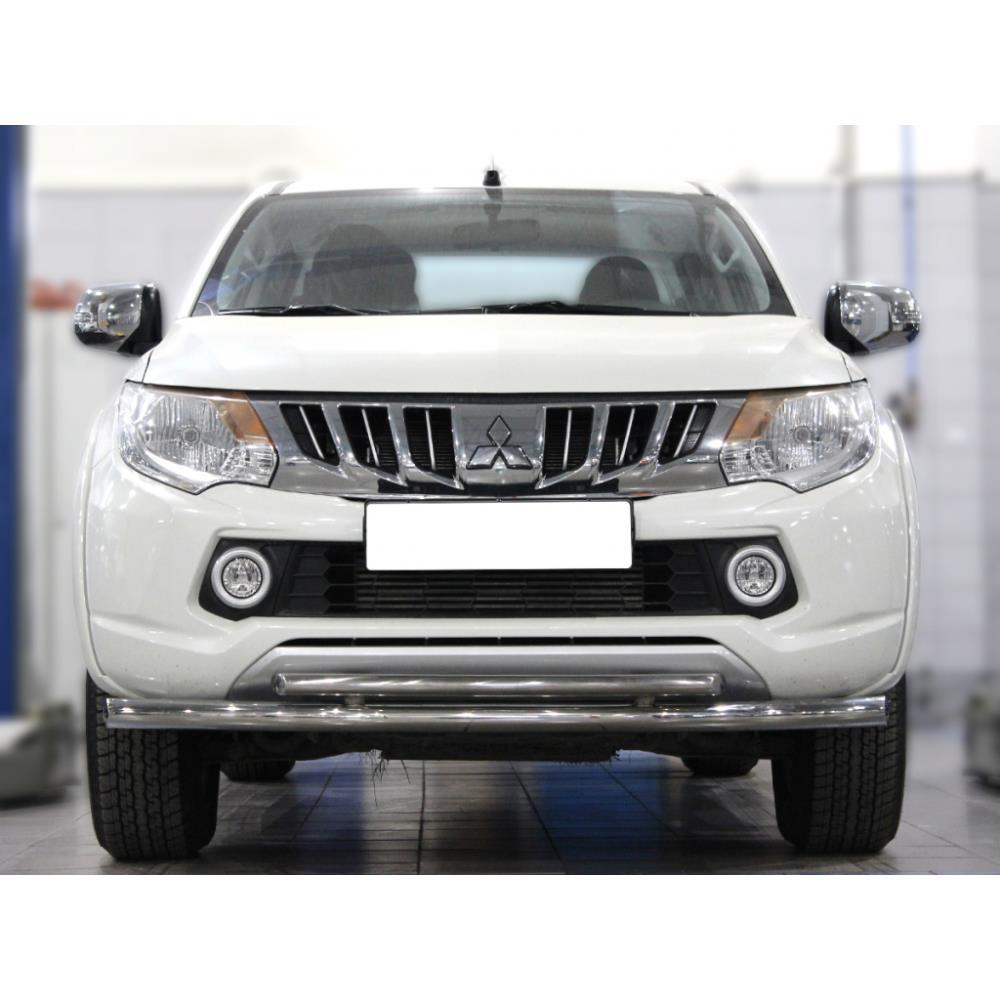 Дуга передняя по низу бампера d-60+43 радиусная двойная (MPL15_1.3)