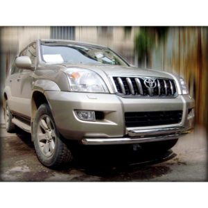 Дуга передняя по низу бампера Toyota LC Prado 120
