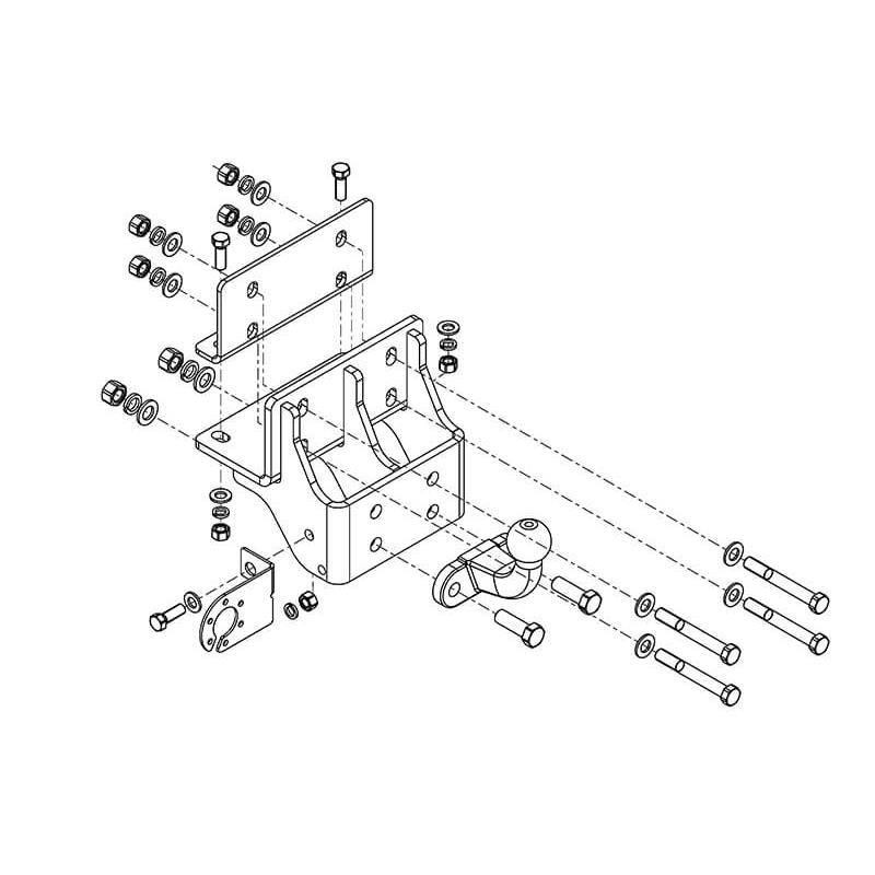Фаркоп AvtoS (TY 44) 2800 кг (2005-2010)