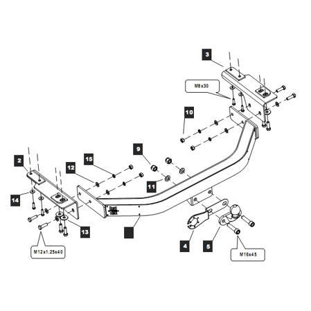 Фаркоп с нержавеющей пластиной 120 Prado 2003-2009/08