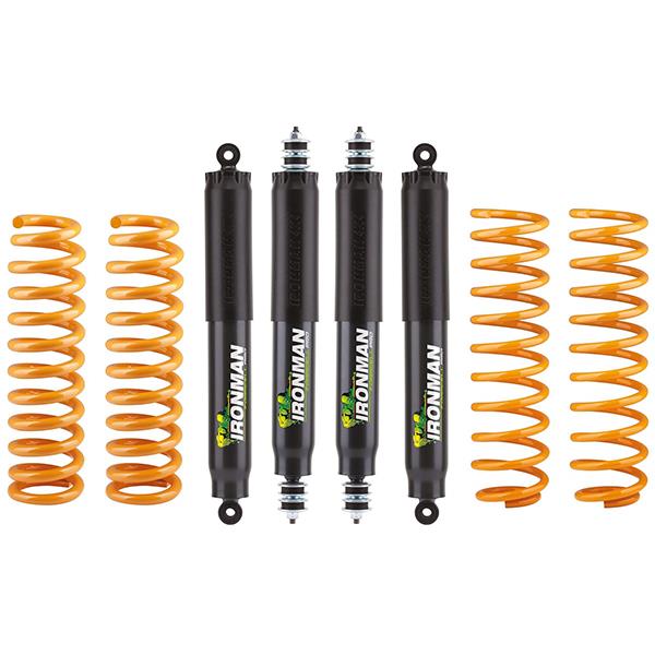 Комплект подвески Ironman Land Rover Discovery 1 амортизаторы Foam Cell Pro масляные нагрузка перед до 50 кг зад до 300 кг лифт 40 мм