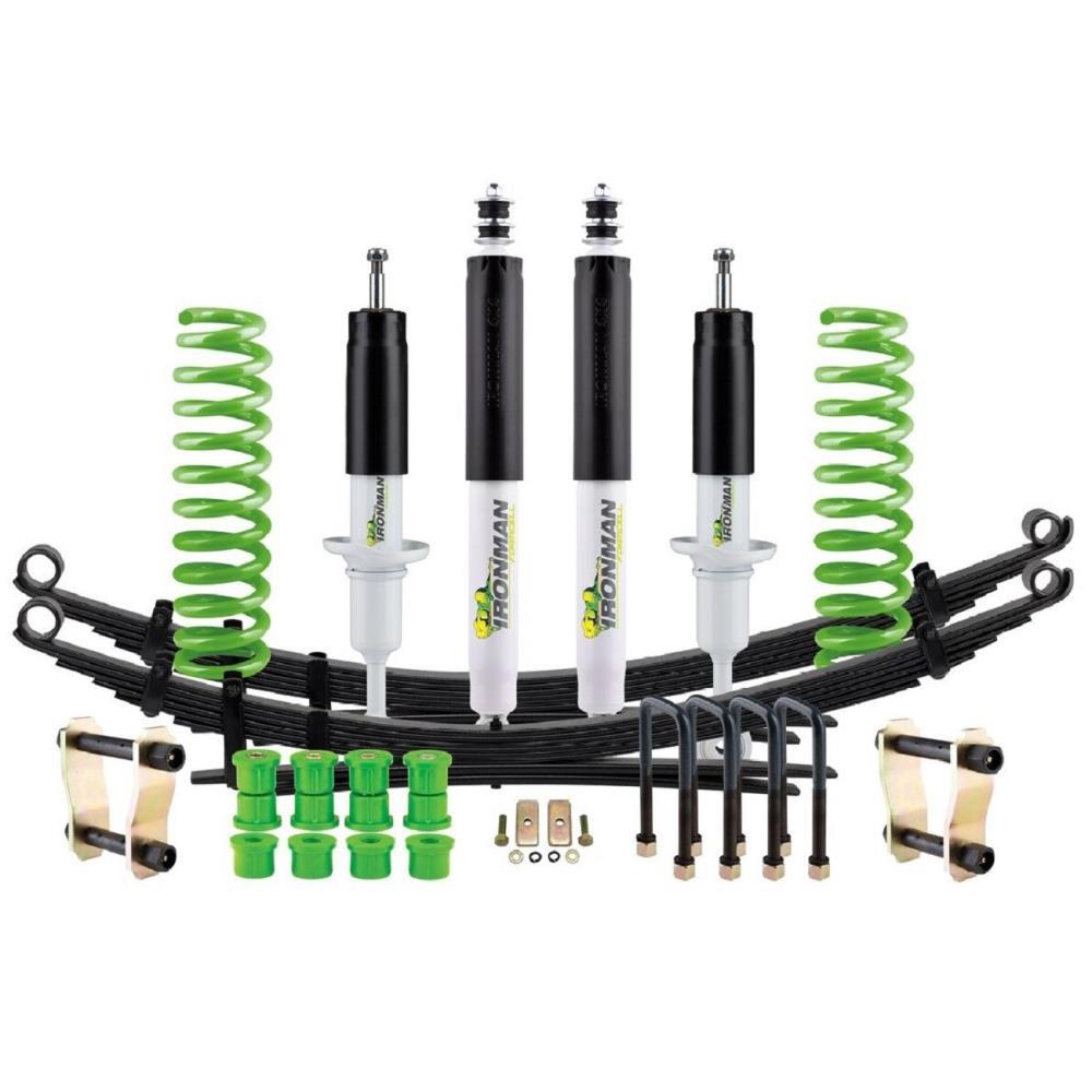 Комплект подвески Ironman Mitsubishi L200 MQ 2015-2019 амортизаторы Foam Cell масляные нагрузка перед 80-120 кг зад 300+ кг лифт 30 мм